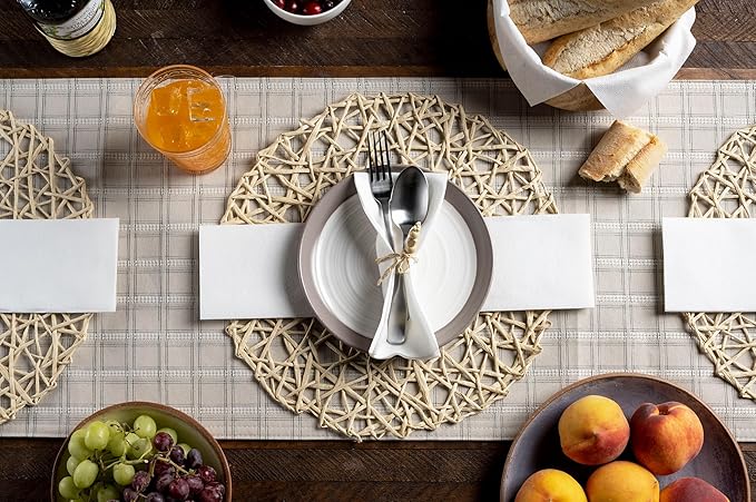 200 BloominGoods Disposable Bathroom Napkins | Single-Use Linen-Feel Guest