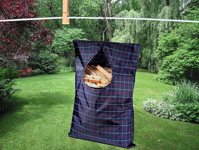 Handy Laundry Clothespin Bag