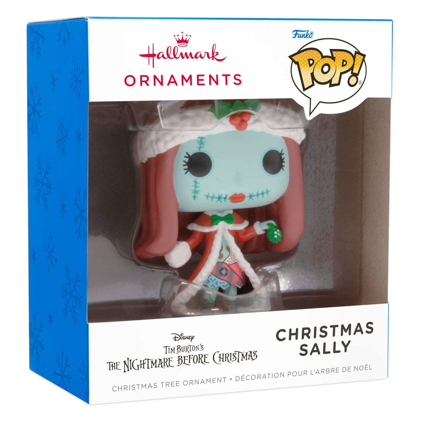 Hallmark Christmas Ornament, Disney Tim Burton's The Nightmare Before Christmas Festive Sally Funko POP! Ornament, Gifts for Disney Fans