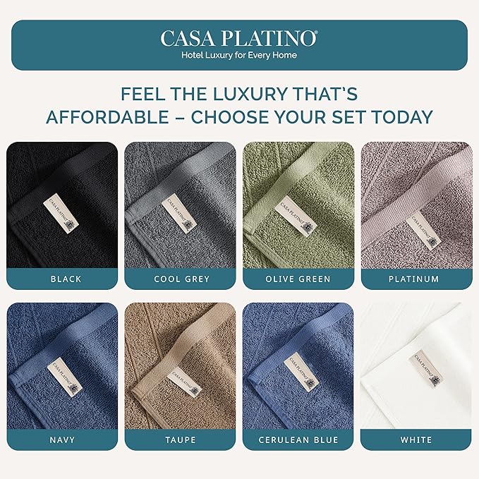 Casa Platino Cotton Washcloths