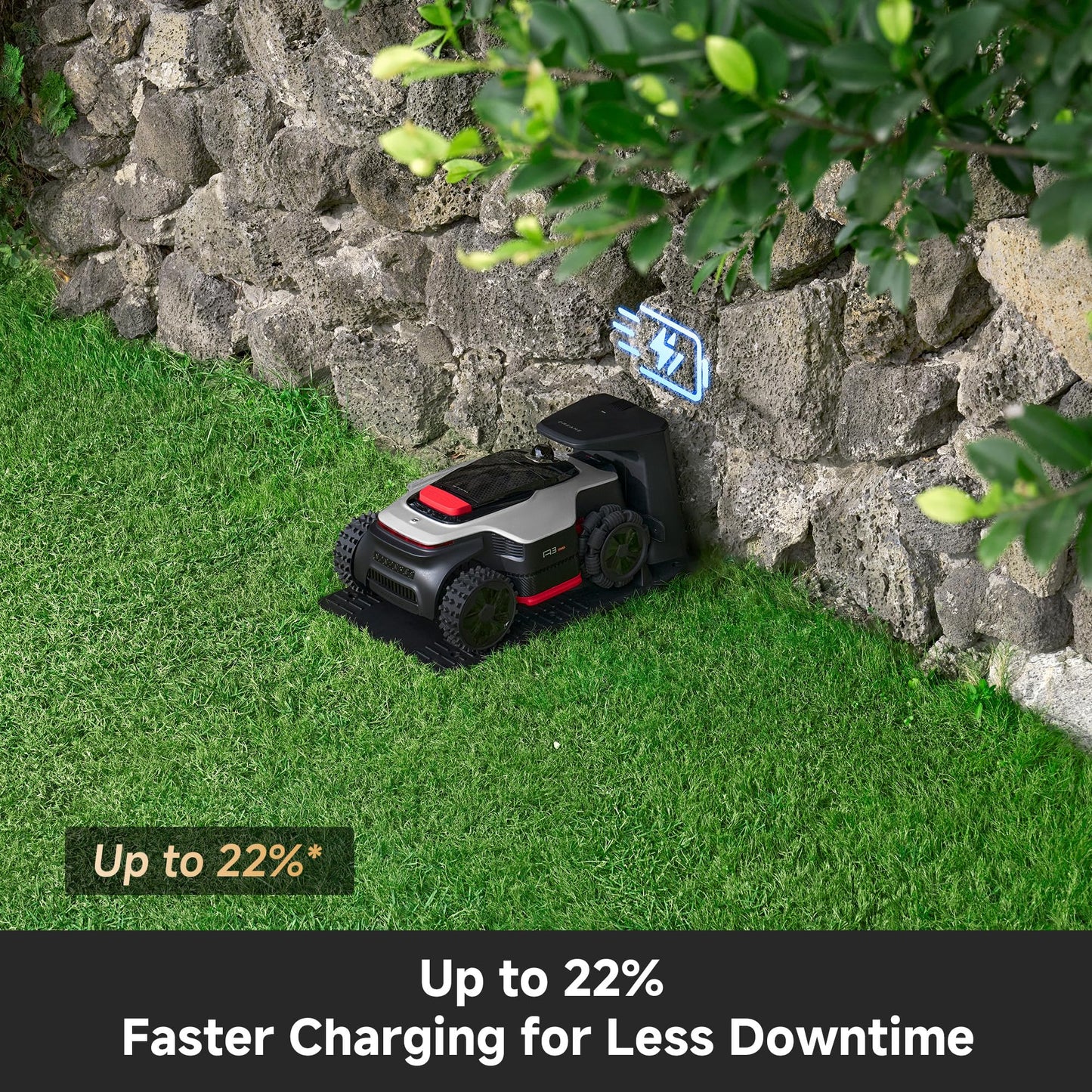 (Latest Upgrade) DREAME A3 AWD 1000 Robot Lawn Mower, 360° 3D LiDAR & AI Dual Vision Smart Robotic Mower for 0.25 Acre, 80% Slopes & 45min Fast Charge for Homeowners with Large/Steep Lawns
