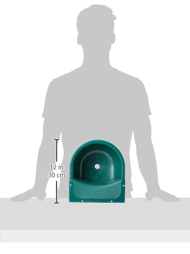 Kerbl Float Bowl Plastic, 3 Litre, Green, 29 x 25.5 x 14.5 cm