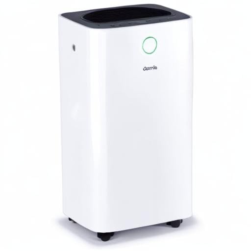 Devola 12L/day Low Energy Dehumidifier, Quiet & Energy Efficient (costs less than 5p per hour) Dehumidifiers for Home, Laundry Drying Dehumidifier, Dust Filter, Continuous drainage