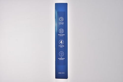 Rotating Electric Toothbrush Case for Adults, 4 Modes Deep Clean Electric Toothbrush with 8 Brush Heads (2 Types), 25-Days Rechargeable Power and 2 Min Smart Timer