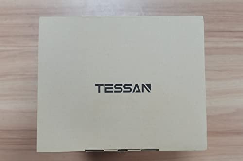 Tower Extension Lead with USB C Slots, TESSAN 8 Way Plug Extension Socket with Switch, Surge Protected Power Strip with 2M Cable for Home, School Supplies