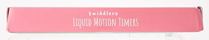 THE TWIDDLERS 5 Liquid Motion Timers Sensory Timer Hourglasses - 14cm, 5 Colours - Kids Water Bubble Lava Lamp Calming Sensory Toys for Autism, Stress Relief, Relaxation, ADHD
