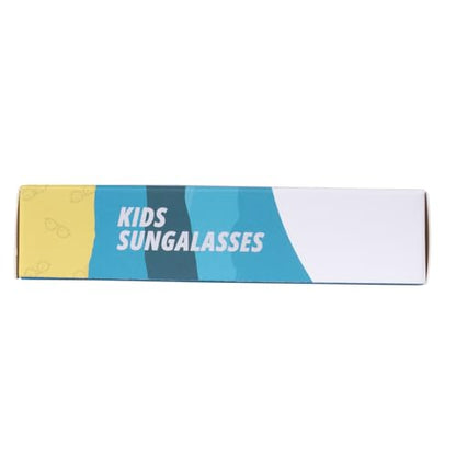 RIVBOS Kids Sunglasses Polarized Rubber UV Protection with Glasses Strap for Boys Girls Baby and Children Age 3-10 RBK004-2
