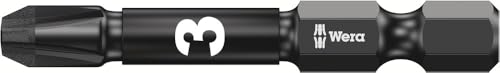 Wera Bit-Check 6 PZ Impaktor 1 Diamond Coated TriTorsion Long Service Life Pozidriv Bit Set, 6pc, 05057692001