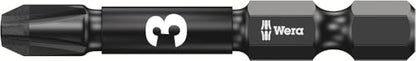 Wera Bit-Check 6 PZ Impaktor 1 Diamond Coated TriTorsion Long Service Life Pozidriv Bit Set, 6pc, 05057692001