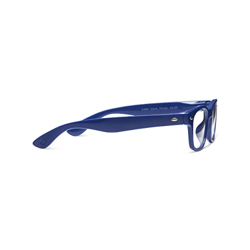 Peepers by PeeperSpecs Clark Blue Light Blocking Reading Glasses, Blue +2.50