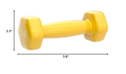 Amazon Basics Vinyl Coated Dumbbell Hand Weights
