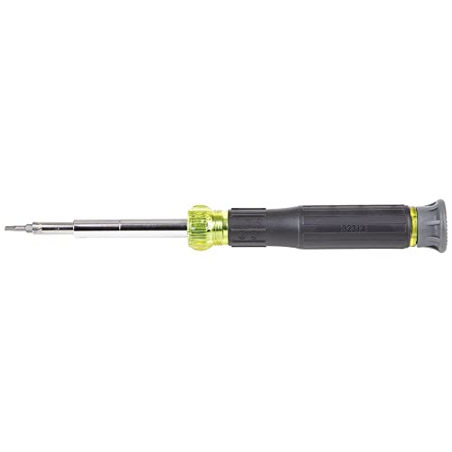 Electronic Screwdriver, 14-in-1 with 8 Precision Tips, Slotted, Phillips, and Tamperproof TORX Bits, 6 Precision Nut Drivers Klein Tools 32314