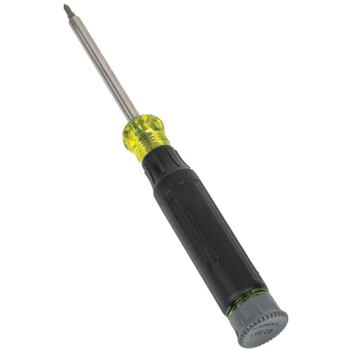 Klein Tools Precision Screwdriver Set, 27-in-1 Multi-Bit Screwdriver with 26 Tamperproof Bits, Onboard Storage, Rare-Earth Magnet 32327