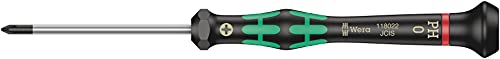 Wera 2035/6 B Kraftform Micro Screwdriver Set, for electronic applications, PH/SL, 6 Piece, 05118152001, Silver