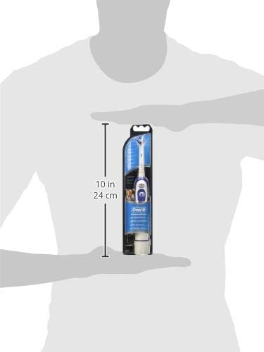 Oral-B Advance Power Electric Toothbrush, 1 Toothbrush Head With Indicator Bristles, Excess Plaque Remover, Battery Powered With 2 Batteries, Blue/White