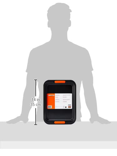 LE CREUSET 941034330 Baking Sheet, Non-Stick Coated Carbon Steel, Black