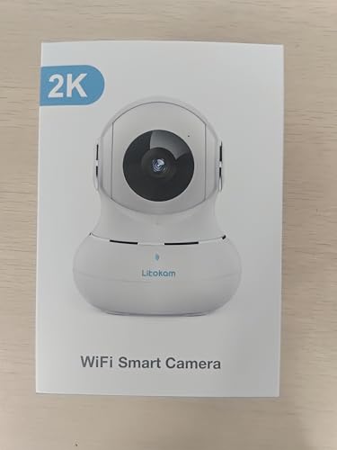 litokam Little elf Indoor Camera - 2K Pet Camera with APP Controlled, Smart Motion, Two-Way Audio, 360° Security Camera Indoor with IR Night Vision, Work with Alexa