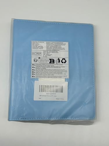 288 Vertical Photos for Instax Mini Photo Book, Front Window, For Polaroid Book Album 2x3 For Fujifilm Instax Mini 12 11 9 99 8 40 Film, Fits Polaroid 300, HP Sprocket, K-pop Photocards (Blue)