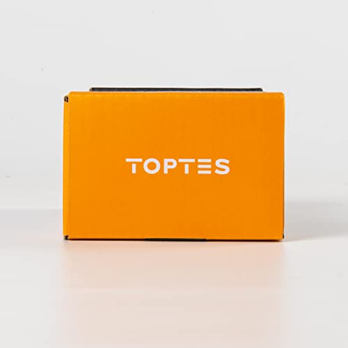 TopTes TS-301 Anemometer Wind Speed Meter, 2.26-Inch Display Wind Meter with Backlight, Max/Min/Average - Orange