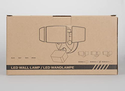 Onforu 55W Security Light with Motion Sensor, LED Wall Light Outdoor, IP65 Waterproof PIR Exterior Floodlight, 5000lm Super Bright 6500K Daylight White Flood Light for Garden, Garage, Patio