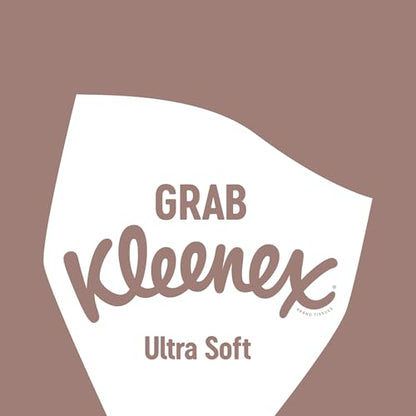 Kleenex Ultra Soft Facial Tissues - Pack of 12 Cube Tissue Boxes - Our Softest Tissue - Supremely Soft And Silky Designed With Luxury In Mind