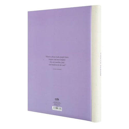 Grupo Erik Photo Album Self Adhesive - Wild Flowers | 9x12 inches - 24x32 cm, 15 Double Sided Pages | Polaroid Photo Album, Scrapbook, Memory Book, Travel Gift Ideas