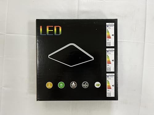 ASHUAQI Gold LED Ceiling Light, 36W 4000K Natural White Bathroom Lights, 3240LM Round Bright Ceiling Lights for Kitchen, Bedroom, Hallway, Utility Room, Laundry, Toilet, Porch, Ø23 CM