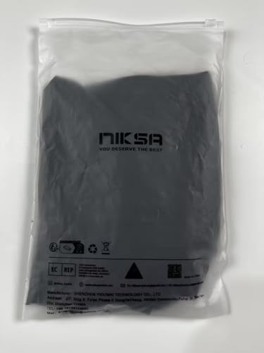 Niksa Men's Compression Shirts 1 Pack, Compression Shirts for Men Short Sleeve Athletic, Quick-Drying Workout T Shirts Base Layer Undershirt Black