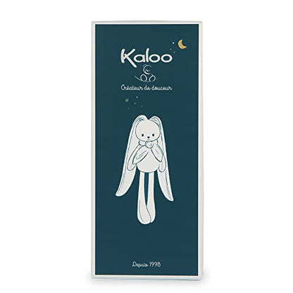 Kaloo - Lapinoo - Rabbit Doll - Baby’s Bi-Material Jersey & Knit Fabric Toy - 9.8"/25 cm - Pink Colour - Ultra-Soft materials - Gift Box - K972202