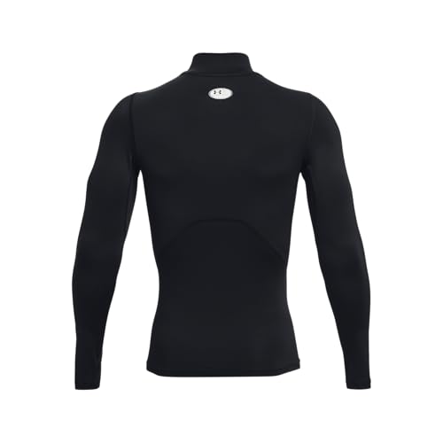 Under Armour Men's UA HG Armour Comp Mock LS Shirt Black