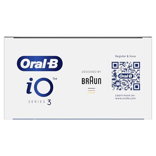 Oral-B iO3 Electric Toothbrushes Adults, Oral B Electric Toothbrush, Gifts for him or her, 1 Toothbrush Head, 3 Modes With Teeth Whitening, Electric Toothbrush, 2 Pin UK Plug, Black