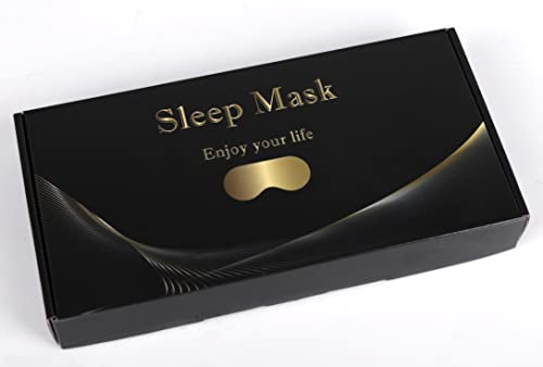 LC-dolida Bluetooth Sleep Mask Headphones,100% Blackout Sleeping Headphones Eye Mask for Sleeping with Travel Bag,Eye mask with Bluetooth Earphones for Travel,Nap Sleeping,Shift Work