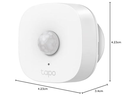 Tapo T100 Smart Motion Sensor, Motion Detectors, Wide Range Detection, Instant Alerts, Hands-Free Motion-Activated Lighting, Energy Saving, Battery Included(Packaging may vary)