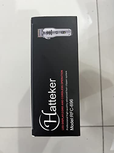 Hatteker Hair Cutting Kit Pro Hair Clippers for Men Professional Barber Clippers IPX7 Waterproof Cordless Beard Trimmer Hair Trimmer