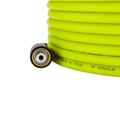 M MINGLE Pressure Washer Hose 50 FT x 1/4" - Replacement Power Wash Hose with Quick Connect Kits - High Pressure Hose with M22 14mm Fittings - 3600PSI