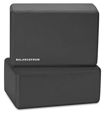 Fitvids Set of 2 High Density Premium - EVA Yoga Blocks, 9"x6"x4" Each
