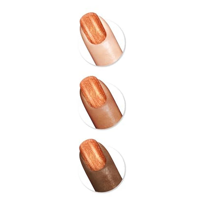 Sally Hansen Insta-Dri x Reese's, Reese's Candy, Quick Dry, Long Lasting, Opaque, Shimmery Orange Nail Polish