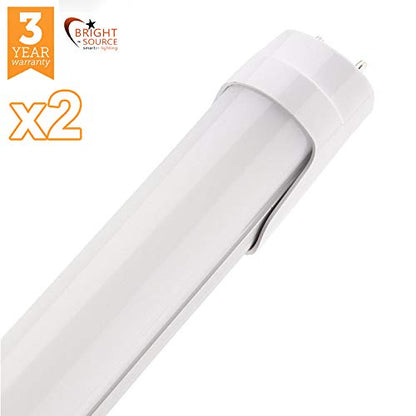 5Ft LED Twin Non Corrosive T8 Batten Fitting Indoor or Outdoor IP65 Weatherproof Fixture – Ideal For Garage Warehouse Car Park Industrial Lighting - Comes with 2x 6000k Daylight 58w T8 LED Tubes