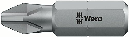 Wera 05051024001 Kraftform Compact Imperial Screwdriver Bit Set KK 25, Silver