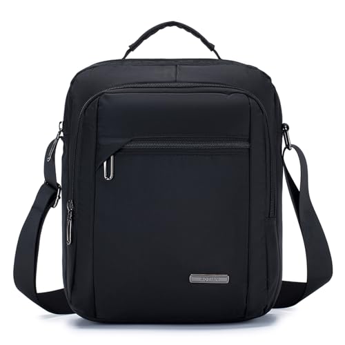 SPAHER Men Handbags Shoulder Bags Messenger Business Bag Crossbody Satchel Sling Waterproof Travel Bag Daily Man Bag Gift with Adjustable Shoulder Strap for Ipad
