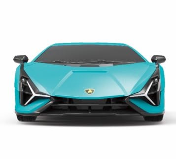 1:24 Scale Officially Licensed RC Lamborghini Sián FKP 37, Blue Lambo Sport Racing Hobby Toy Car Model Vehicle for Boys Girls and Adults Gift