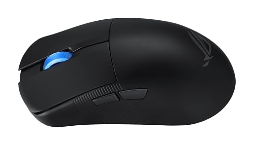 ASUS ROG Harpe Ace Extreme Wireless Esports Gaming Mouse – Carbon Fiber Build, 47g Lightweight, Tri-Mode Connectivity, 42K DPI, up to 70Hr Battery, Glass Skates, Pro-Approved, PC/Mac Support - Black