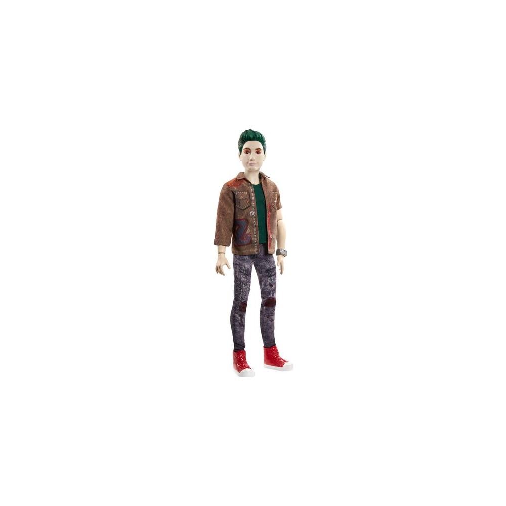 Mattel Disney Zombies 2 Toys, Zed Necrodopolis Zombie Fashion Doll Wearing Grunge Outfit & Accessories, 11 Bendable “Joints”