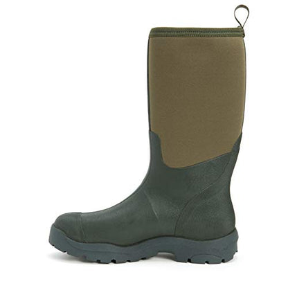 Muck Boots Unisex Derwent II Pull On Waterproof Wellington Boot, Dark Green, 8