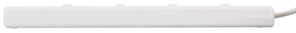 PRO ELEC PELB1942 4 Gang Switched Surge Protected Extension Lead White, 10m