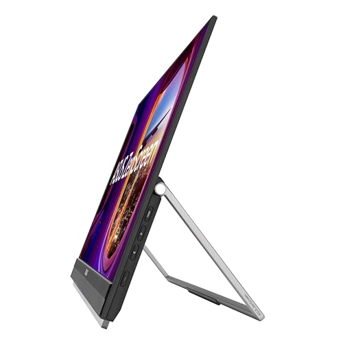 ASUS ZenScreen 16” Portable USB Monitor (MB169CK) - Full HD, IPS, Dual USB-C, Mini-HDMI, Eye Care, Flicker Free, Blue Light Filter, Anti-Glare Surface, 360° Kickstand, 3 yr Warranty