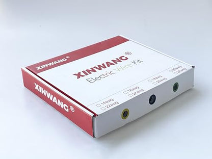Electrical Wire,PVC Electric Wire -XINWANG 20awg 0.5 mm² wire 6 Colours (Each Colour 23ft) Stranded Wire Made of Tinned Copper Wire Hook up Wire Kit