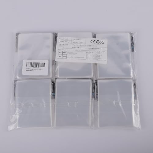 Mlikero 600 Pcs Card Sleeves, Perfect Fit Inner Sleeves Ideal for Double-Sleeving, Trading Card Sleeve Fit for MTG, TCG, Game Cards (64 x 89 mm)