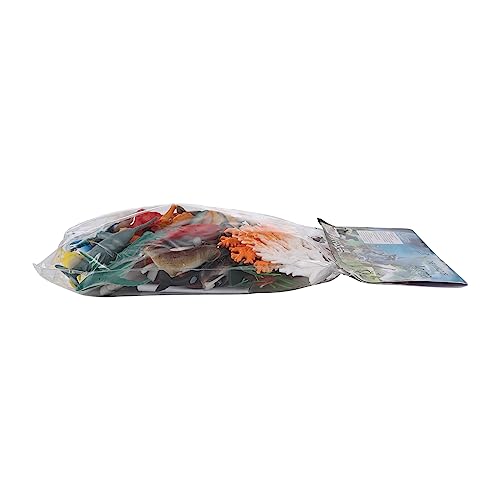 Nabance Mini Sea Animal Toys Set - 38PCS Realistic Animal Sea Life Figures - Educational & Bath Toys for Child