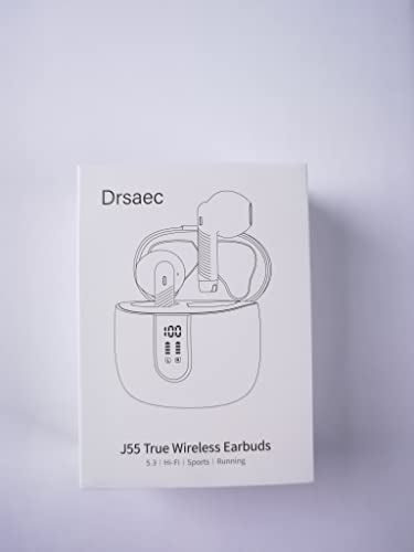 Wireless Earbuds, Bluetooth 5.4 Headphones NEW Wireless Headphones with 4 ENC Mic, 56H Bluetooth Earphones in Ear Noise Cancelling Deep Bass, Mini Ear Buds Bluetooth Earbuds IP7 Waterproof LED Display
